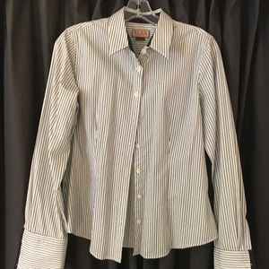 Thomas pink French-cuffed button down shirt